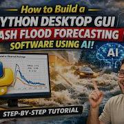 How To Build A Python Desktop GUI Flash Flood Forecasting Software Using AI Step By Step Tutorial
