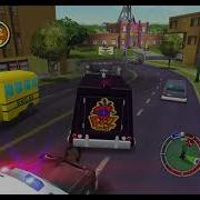 Simpsons Hit Run Destroying Police Cars