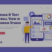 Image And Text Scroll View In Android Studio