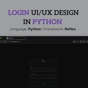 Python Web App Login UI Reflex Tutorial