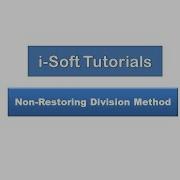 Non Restoring Division Method Algorithm Binary Division CAO 5 I Soft Tutorials