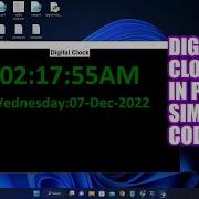 Beautiful Digital Clock In Python