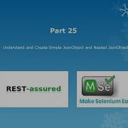 25 Understand And Create Simple And Nested JSON Objects