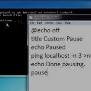 Batch Scripting 9 Custom Pause And Animation