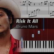 Bruno Mars Risk It All Piano Tutorial With Sheet Music