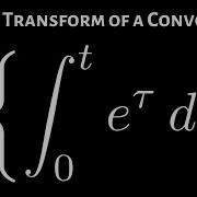 How To Use The Convolution Theorem To Find The Laplace Transform Easy Definite Integral Example