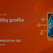 CATALOG MANAGER For DB2 User Utility Profile