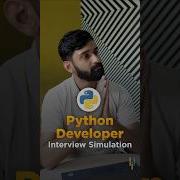 Python Developer Interview Shorts Simplilearn