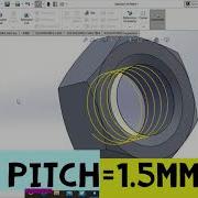 Making Metric Threads In Nut M10 Solidworks