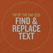 Tip 020 Find And Replace Text In After Effects