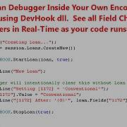 Loan Debugger For Encompass360 Developer Hook For SDK Applications