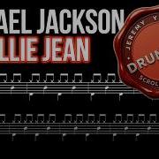 Michael Jackson Billie Jean Drumless With Scrolling Drum Score