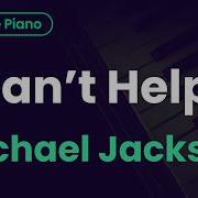 Michael Jackson I Can T Help It Piano Karaoke