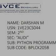 Saving Variables In The Shelve Module Python Programming SVCE Darshan M