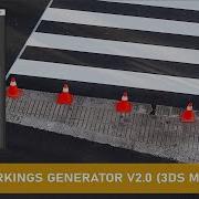Road Markings Generator V2 0 3Ds Max Script