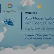 Tech Talk App Modernization 101 With Google Cloud Anthos