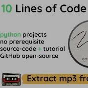Extract Mp3 From Mp4 Using Python Qxresearch Python