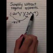 How To Simplify Without Negative Exponents