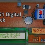 Digital Clock Using 8051 Microcontroller 8051 Microcontroller