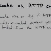 Appcache Vs HTTP Cache Mobile Web Development