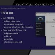 Talk Software Day 1 Defining Cloud Infrastructure As Python With AWS CDK