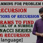 Recursion In C Pps Fibonacci Series Program And Factorial Of Number Program Using Recursion