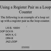 8085 Counters And Time Delay
