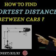 Distance Of Closest Approach Shortest Distance Betwen Cars Class 11 Physics Relative Motion