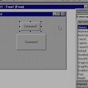 Placing Controls On The Form Vb6 Tutorial 1