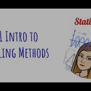 Stats 4 1 Intro To Sampling Methods