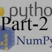 Numpy Part 2