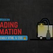 Amazing CSS Loading Animation Truck Driving At Night HTML CSS Part I