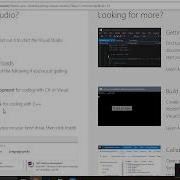 C Tutorial Visual Studio Installation