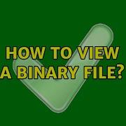 Unix Linux How To View A Binary File 11 Solutions