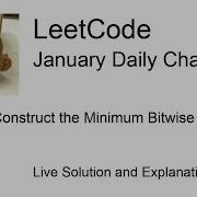 Daily Leetcode 2121 Jan 20 2026 3314 Construct The Minimum Bitwise Array I