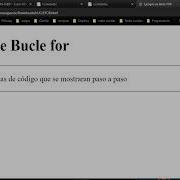 Uso Del Bucle O Ciclo FOR En JavaScript