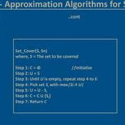 Approximation Problem For Set Cover DAA Lec 36