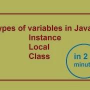 Instance Local Class Variables In Java Static Variables Java 2