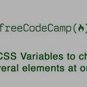 Basic CSS Use CSS Variables To Change Several Elements At Once FreeCodeCamp