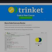 Python With Trinket Intro To Strings And Variables Video 1