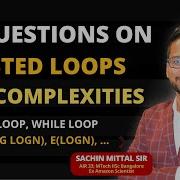 20 Loop Time Complexity Questions With Many Variations Nested Loops Sachin Mittal Sir