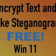 Encrypt Text And Make Steganogram Paranoia File Text Encryption FREE Win 11