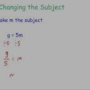 Changing The Subject Corbettmaths