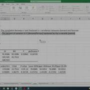 Regression Method Of Forecasting Using Microsoft Excel