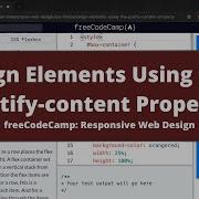 Align Elements Using The Justify Content Property CSS Flexbox FreeCodeCamp Tutorial