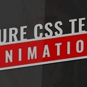 Pure CSS Text Animation CSS Animation Effects Html Css Tutorial For Beginners