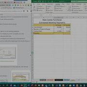 Excel Ch 2 PP 2 3 PMT Function
