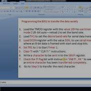 8051 Serial Port Programming Using Assembly And C