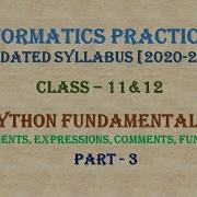 Python For Beginners From Scratch Basics Of Python Barebone Of A Python Program Part 3 Class 11