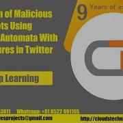 Detection Of Malicious Social Bots Using Learning Automata With URL Features In Twitter Network